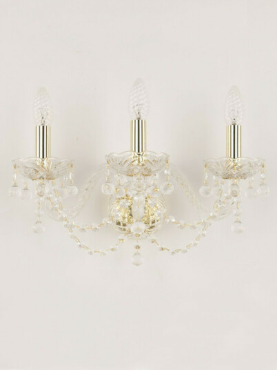 Фото Бра хрустальные 108B/3/165 G Bohemia Ivele Crystal
