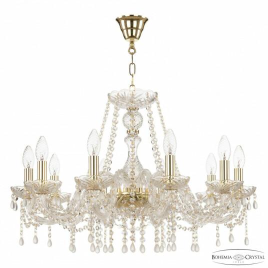Фото Люстра хрустальная 112/10/240 G V0300 Bohemia Ivele Crystal