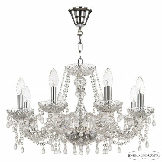 Фото Люстра хрустальная 112/8/195 Ni V0300 Bohemia Ivele Crystal
