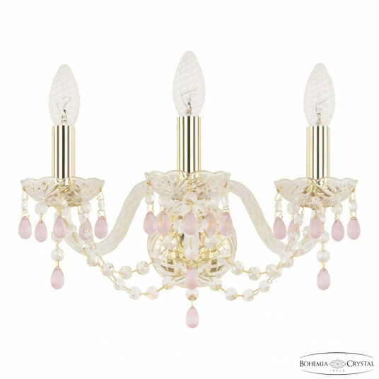 Фото Бра хрустальные 112B/3/141 G V7010 Bohemia Ivele Crystal