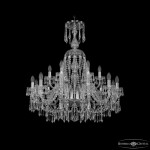 Фото Люстра хрустальная 1403/12+6/300/XL-95 Ni Bohemia Ivele Crystal