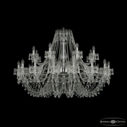 Фото Люстра хрустальная 1410/16+8/460 Ni V0300 Bohemia Ivele Crystal