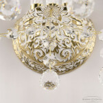 Фото 4 Бра хрустальные 16209B/3/141 GW Bohemia Ivele Crystal