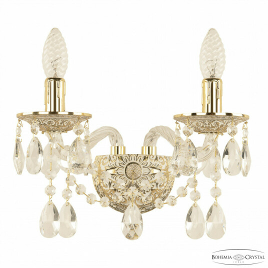 Фото Бра хрустальные 16213B/2/141 GW Bohemia Ivele Crystal