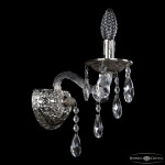 Фото 1 Бра хрустальные 16215B/1/141 Ni Bohemia Ivele Crystal