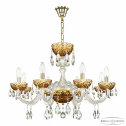 Фото Люстра 5417/8/240 G Amber/M-1F Bohemia Ivele Crystal
