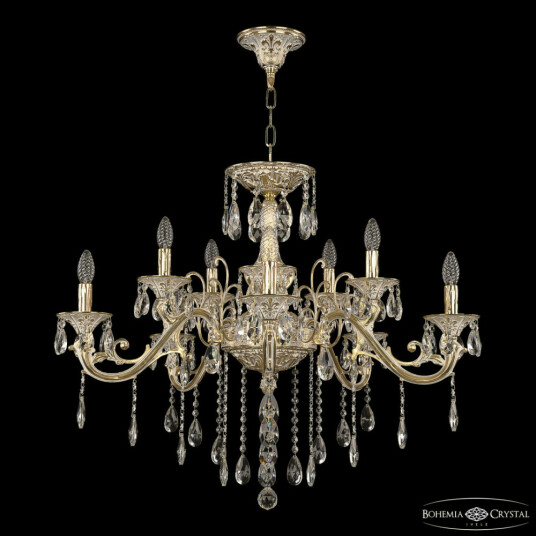 Фото Люстра бронзовая 70123/10/320 B GW U1 Bohemia Ivele Crystal