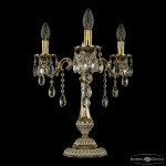 Фото 1 Настольная лампа бронзовая 73101L/3/125 B GW Bohemia Ivele Crystal