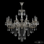 Фото 1 Люстра бронзовая 73122/10/300 B Ni Bohemia Ivele Crystal